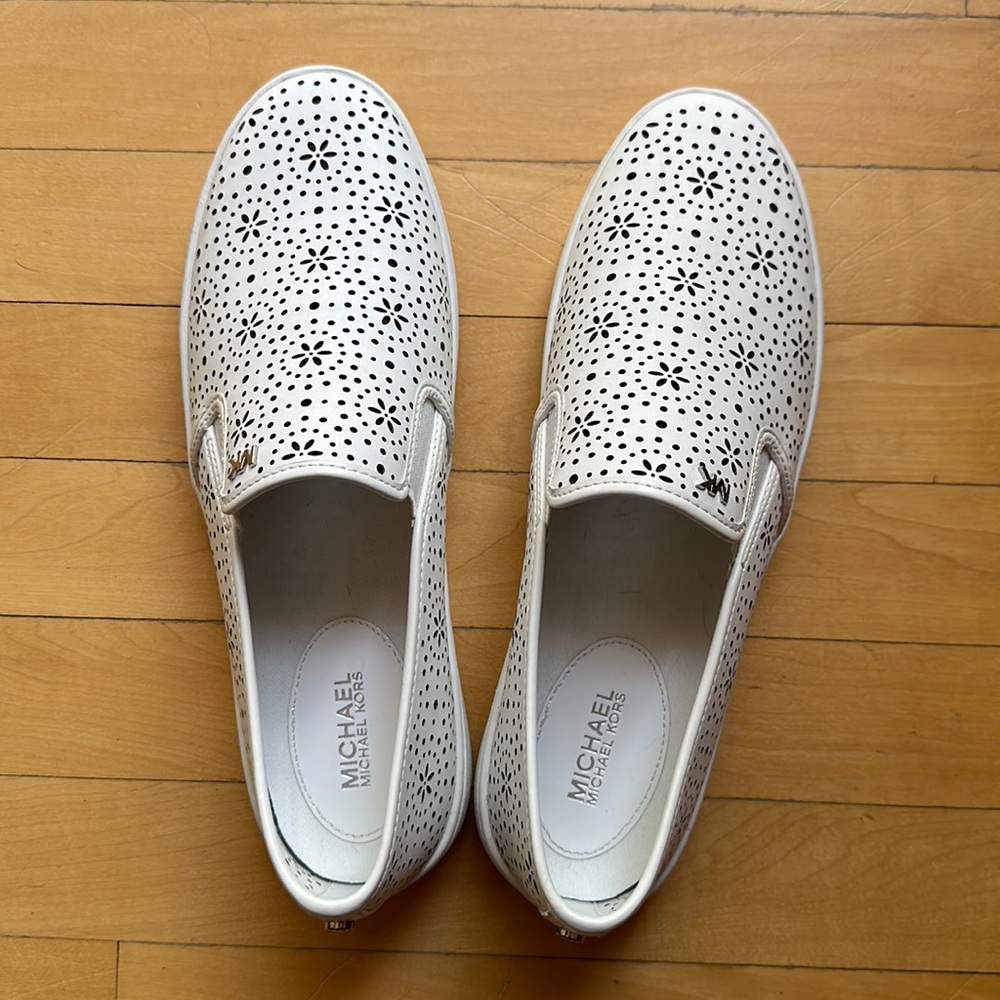 Michael Kors white sneakers
